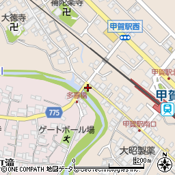 滋賀県甲賀市甲賀町大原市場428周辺の地図