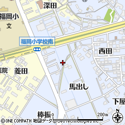 愛知県岡崎市上地町赤菱38周辺の地図