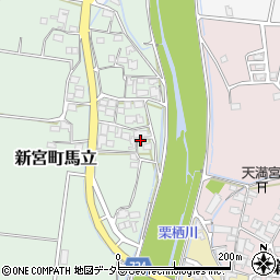 兵庫県たつの市新宮町馬立周辺の地図