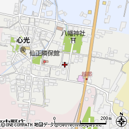 兵庫県たつの市新宮町仙正周辺の地図