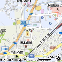 株式会社ひょうま浜田店周辺の地図