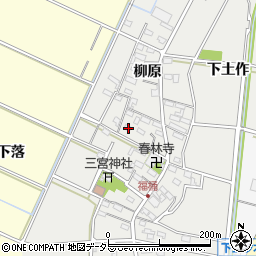 愛知県岡崎市福桶町柳原91周辺の地図