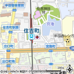 愛知県半田市宮路町517周辺の地図