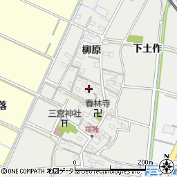 愛知県岡崎市福桶町柳原97周辺の地図