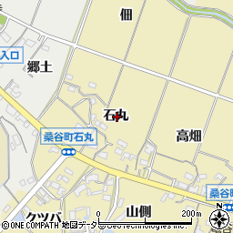 愛知県岡崎市桑谷町石丸周辺の地図