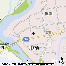 愛知県新城市日吉黒淵102周辺の地図