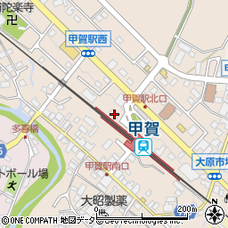 滋賀県甲賀市甲賀町大原市場737周辺の地図