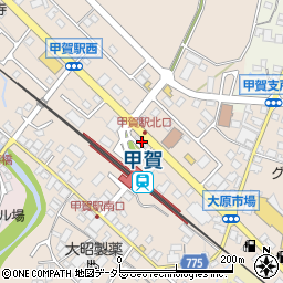 滋賀県甲賀市甲賀町大原市場941周辺の地図