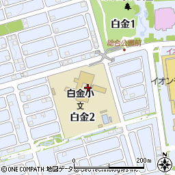 猪名川町立白金小学校周辺の地図