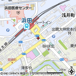 目利きの銀次 浜田南口駅前店周辺の地図