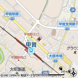 滋賀県甲賀市甲賀町大原市場749周辺の地図