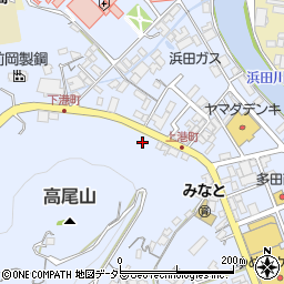 浜田港線周辺の地図