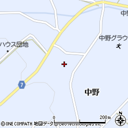 島根県邑智郡邑南町中野小原迫892周辺の地図