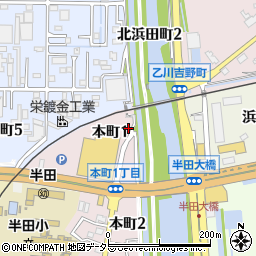 〒475-0871 愛知県半田市本町の地図