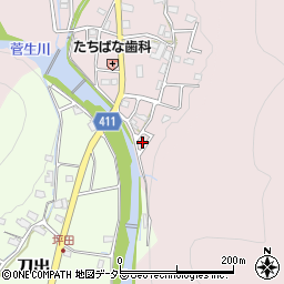 兵庫県姫路市夢前町菅生澗1-38周辺の地図