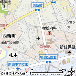 愛知県新城市石名号23周辺の地図