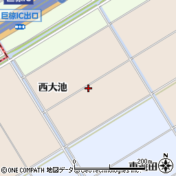京都府宇治市小倉町西大池周辺の地図