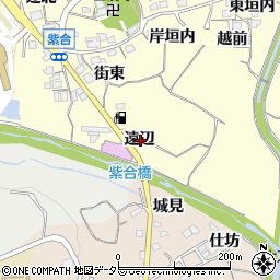 兵庫県川辺郡猪名川町紫合遠辺周辺の地図