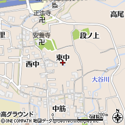 京都府宇治市莵道東中周辺の地図