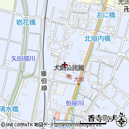 兵庫県姫路市香寺町犬飼455周辺の地図