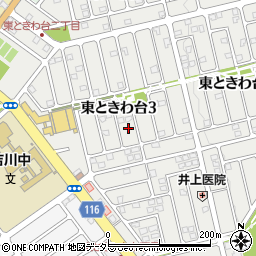 大阪府豊能郡豊能町東ときわ台3丁目13周辺の地図