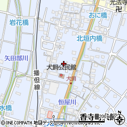 兵庫県姫路市香寺町犬飼456周辺の地図