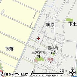 愛知県岡崎市福桶町柳原87周辺の地図