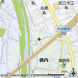 静岡県藤枝市横内114周辺の地図
