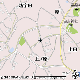 愛知県新城市日吉上ノ原周辺の地図
