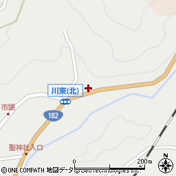 広島県庄原市東城町川東255周辺の地図