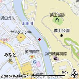浜田川周辺の地図