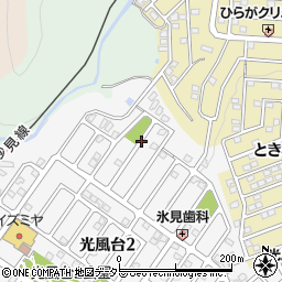 大阪府豊能郡豊能町光風台1丁目周辺の地図