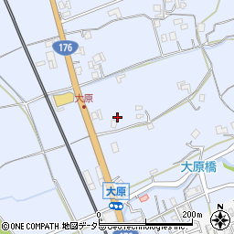 兵庫県三田市大原550周辺の地図