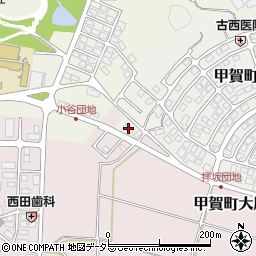 滋賀県甲賀市甲賀町拝坂844周辺の地図
