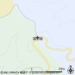 国士越周辺の地図