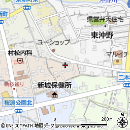 愛知県新城市石名号7周辺の地図