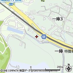 兵庫県川西市一庫8周辺の地図
