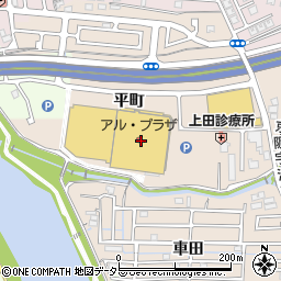 手芸の丸十宇治東店周辺の地図