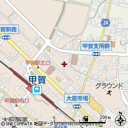 滋賀県甲賀市甲賀町大原市場761周辺の地図