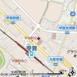 滋賀県甲賀市甲賀町大原市場750周辺の地図