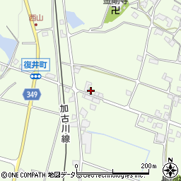 兵庫県小野市復井町1277周辺の地図