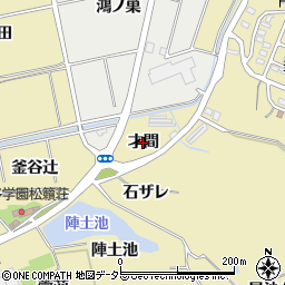 愛知県常滑市多屋（才間）周辺の地図