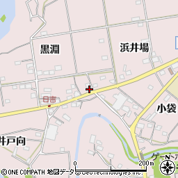 愛知県新城市日吉黒淵2周辺の地図