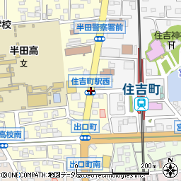 住吉町駅西周辺の地図