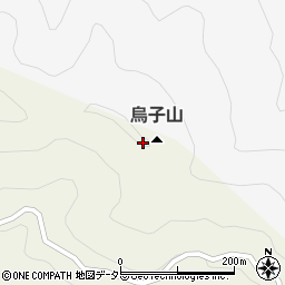 烏子山周辺の地図