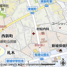 愛知県新城市石名号22周辺の地図