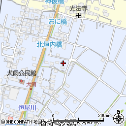 兵庫県姫路市香寺町犬飼339周辺の地図