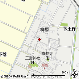 愛知県岡崎市福桶町柳原104周辺の地図