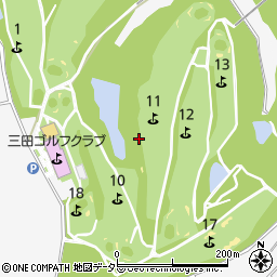 兵庫県三田市三輪周辺の地図
