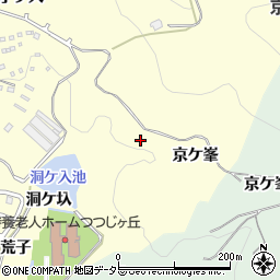愛知県額田郡幸田町坂崎京ケ峯下周辺の地図